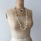 1970s Vintage Abalone Natural Shell Necklace