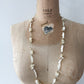 1970s Vintage Abalone Natural Shell Necklace