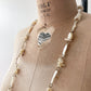 1970s Vintage Abalone Natural Shell Necklace