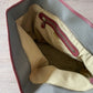 1990s Vintage XL Calvin Klein Tan Canvas & Leather Tote Bag