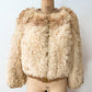 1970s Vintage Curly Mongolian Lamb Short Jacket by Jacobson's