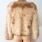 1970s Vintage Curly Mongolian Lamb Short Jacket by Jacobson's