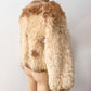 1970s Vintage Curly Mongolian Lamb Short Jacket by Jacobson's