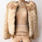 1970s Vintage Curly Mongolian Lamb Short Jacket by Jacobson's