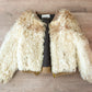 1970s Vintage Curly Mongolian Lamb Short Jacket by Jacobson's