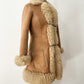 1970s Vintage Stunning Shearling Penny Lane Suede Leather Coat