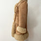 1970s Vintage Stunning Shearling Penny Lane Suede Leather Coat