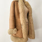 1970s Vintage Stunning Shearling Penny Lane Suede Leather Coat