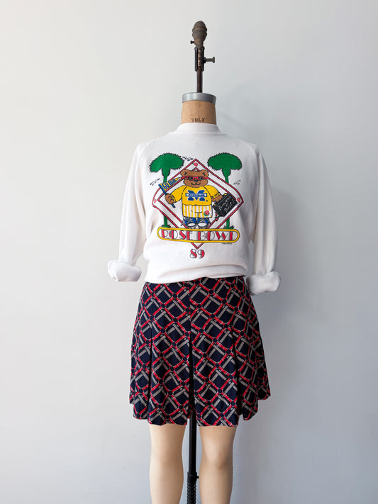1989 Vintage University of Michigan Rose Bowl Bear Crewneck Sweatshirt 1980s