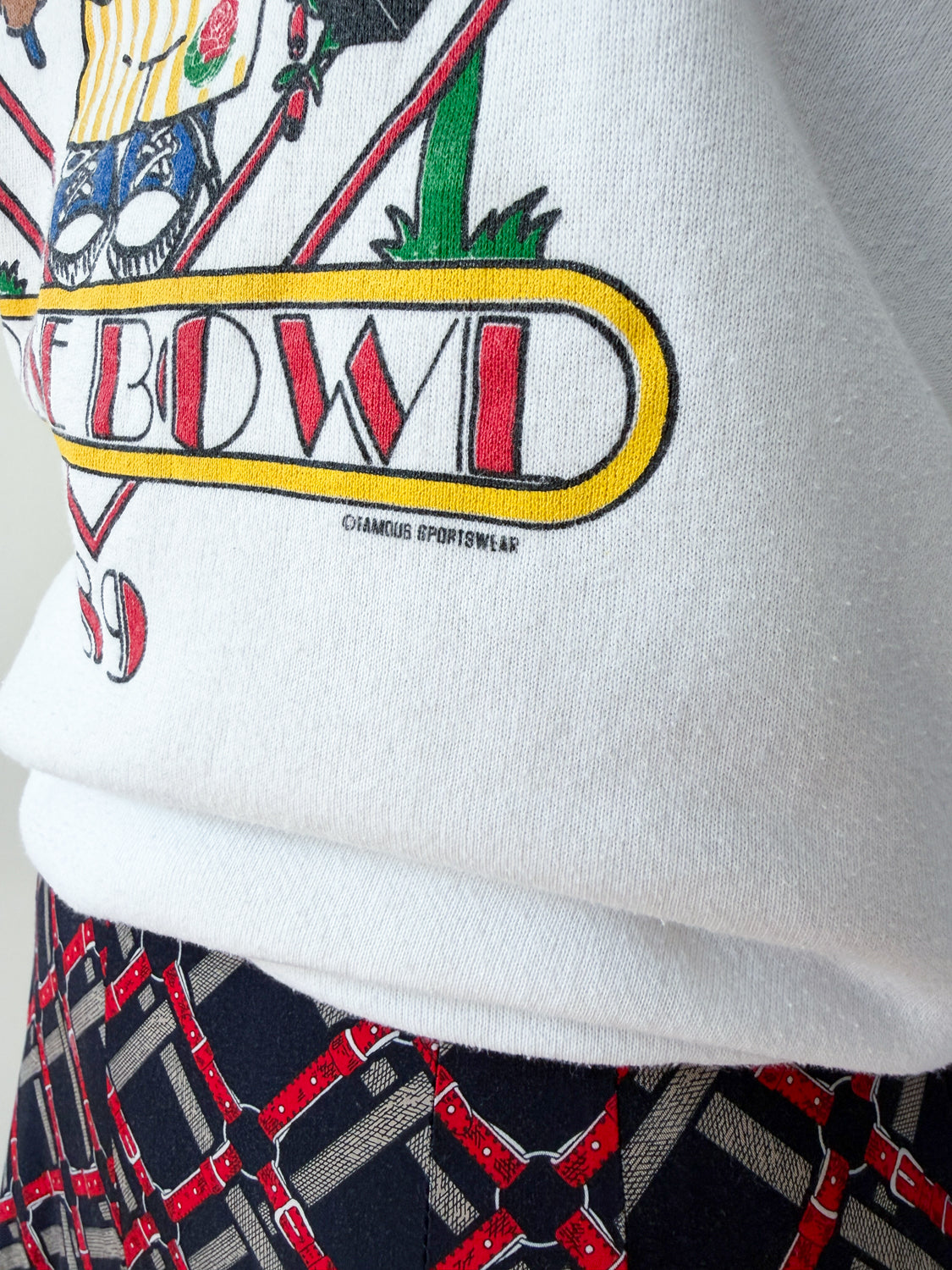 1989 Vintage University of Michigan Rose Bowl Bear Crewneck Sweatshirt 1980s