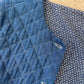 1990s Vintage Handmade Long Quilted Denim Duster Coat