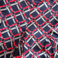 1990s Vintage Made in Italy Navy Horse Tack Print Preppy Sporty Skort Shorts Skirt