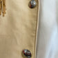 1980s Vintage Soft Tan Leather Fringe Men's Blazer