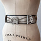 1950s Vintage Argentinian Coins & Pony Hair Belt