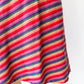 1970s Rainbow Woven Cotton Wrap Skirt