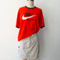 1990s Vintage Nike Swoosh Sport XL Ringer Tee