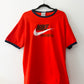 1990s Vintage Nike Swoosh Sport XL Ringer Tee