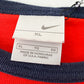 1990s Vintage Nike Swoosh Sport XL Ringer Tee
