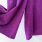 1970s High Waisted Purple Corduroy Gaucho Pants
