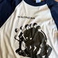 1980s Vintage Madness Ska Logo Raglan Baseball Tee