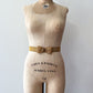 1980s Vintage Gold Tone Big Bow Metal Belt