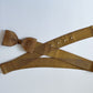 1980s Vintage Gold Tone Big Bow Metal Belt