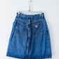 1990s Vintage Georges Marciano for Guess Denim Medium Wash Jean Skirt