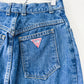 1990s Vintage Georges Marciano for Guess Denim Medium Wash Jean Skirt