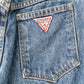 1990s Vintage Georges Marciano for Guess Denim Medium Wash Jean Skirt