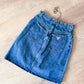 1990s Vintage Georges Marciano for Guess Denim Medium Wash Jean Skirt