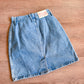 1990s Vintage Gene Montesano for BONGO Light Wash Denim Skirt - 27" Waist