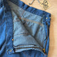 1950s Vintage Side Zip Medium Wash "Universal Chicago Stone Cutter" Jeans - 29" Waist