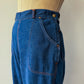 1950s Vintage Side Zip Medium Wash "Universal Chicago Stone Cutter" Jeans - 29" Waist