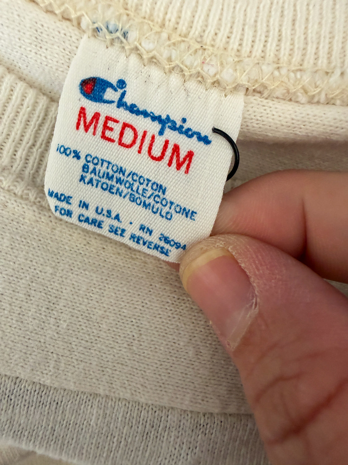 1970s USA Made 100% Cotton Cleveland Browns Football Shirt by Champion