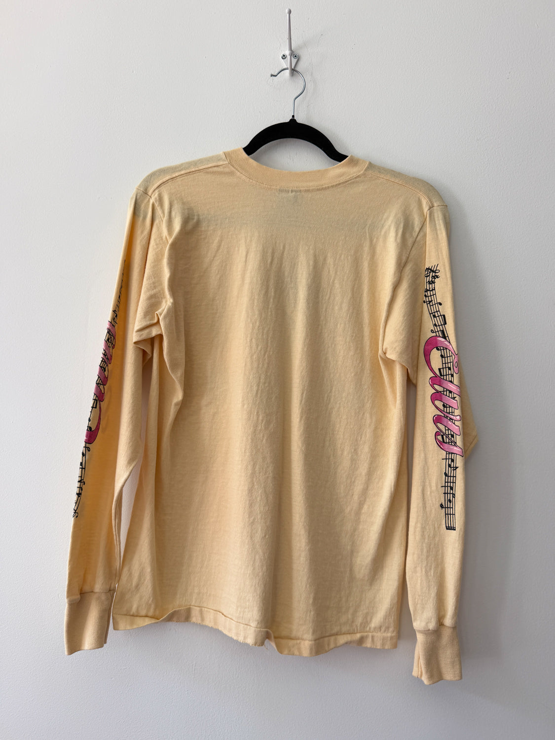 1980s Vintage Elvis Presley Pink Cadillac Long Sleeve Tee
