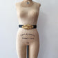 1970s - 1980s Vintage All The Birds and Butterflies Leather Belt