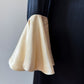 1970s Vintage "Young Innocent" by Arpeja Olive Oyl Style Black + Cream Maxi Dress