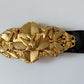 1970s - 1980s Vintage All The Birds and Butterflies Leather Belt