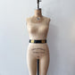 1950s Vintage Saks 5th Avenue World Traveler Cities Leather Belt