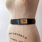1950s Vintage Saks 5th Avenue World Traveler Cities Leather Belt