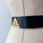 1950s Vintage Saks 5th Avenue World Traveler Cities Leather Belt