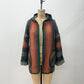 1970s Vintage Striped Woven Light Jacket with Hood