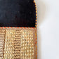 1970s Vintage Floral Woven Raffia Clutch Purse