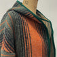 1970s Vintage Striped Woven Light Jacket with Hood