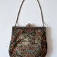 1940s - 1950s Scenic Needlepoint Handbag Made in Austria