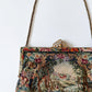 1940s - 1950s Scenic Needlepoint Handbag Made in Austria