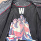 2000s Y2K Wilson's Leather Rocks The Who Leather Motorcycle Cafe Racer Biker Jacket