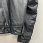 2000s Y2K Wilson's Leather Rocks The Who Leather Motorcycle Cafe Racer Biker Jacket