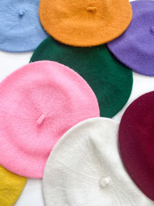 She Wore A Multicolor Beret