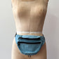 1990s Vintage Light Wash Denim Fanny Pack